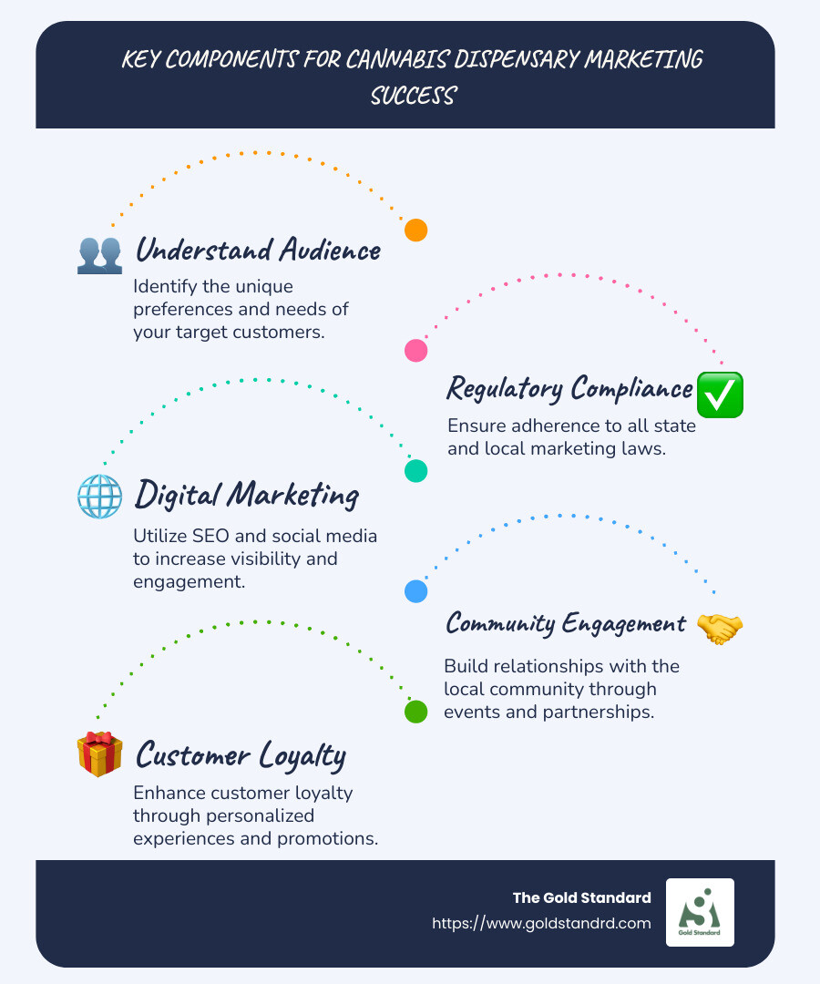 Key components for cannabis dispensary marketing success